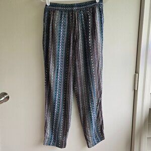 Jessica Simpson Cameron Printed Soft Pull on Anke Pants